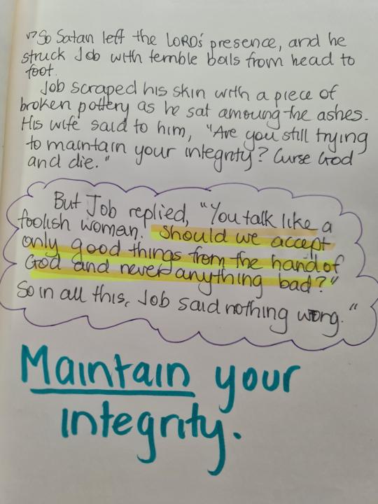 Maintaining Our Integrity