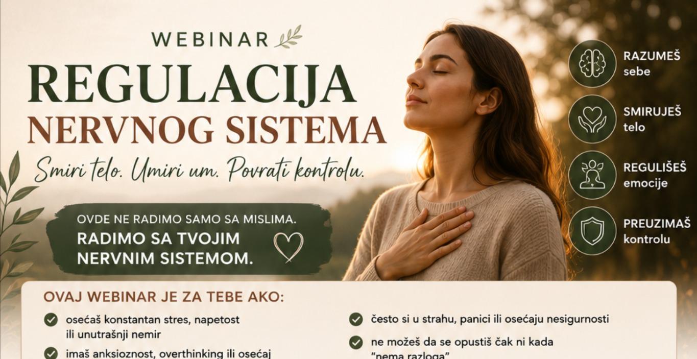 WEBINAR — Regulacija Nervnog Sistema 🧠