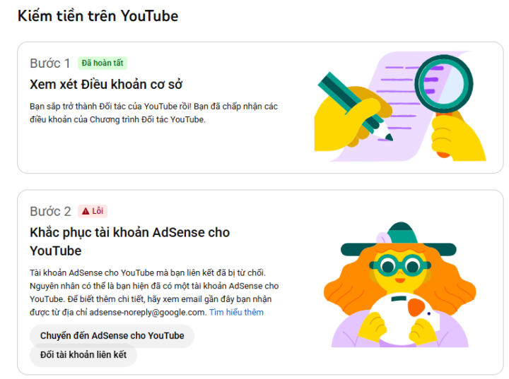 Công lao 10 tháng làm Youtube, bây giờ không xác mình được tài khoản GA. Ae cho lời khuyên với ạ!