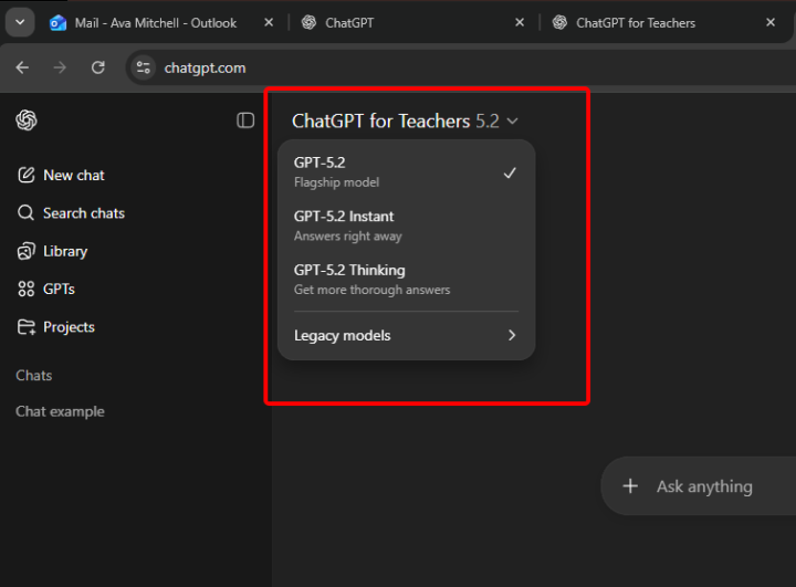 [FREE] ChatGPT 5.2 (Model Flagship) MỚI NHẤT HIỆN TẠI