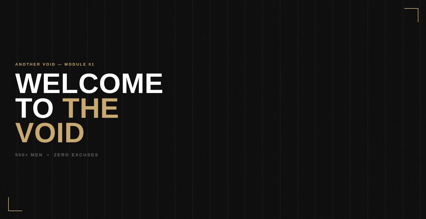 Welcome to The Void
