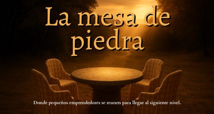La mesa de piedra.