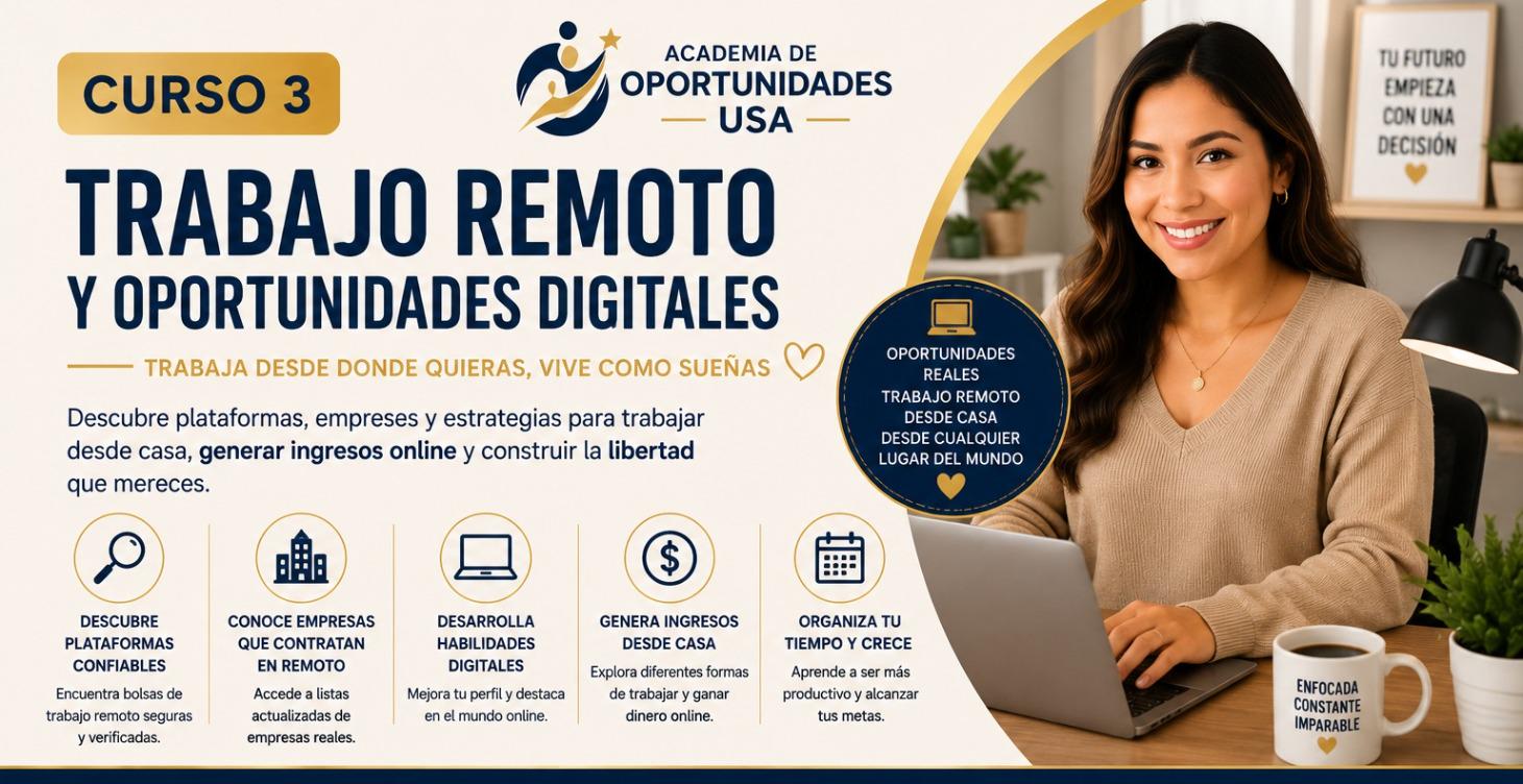 💻 Trabajo Remoto y Oportunidades Digitales