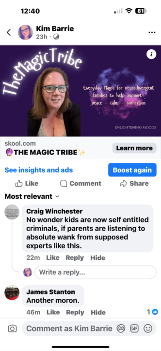Negative feedback!