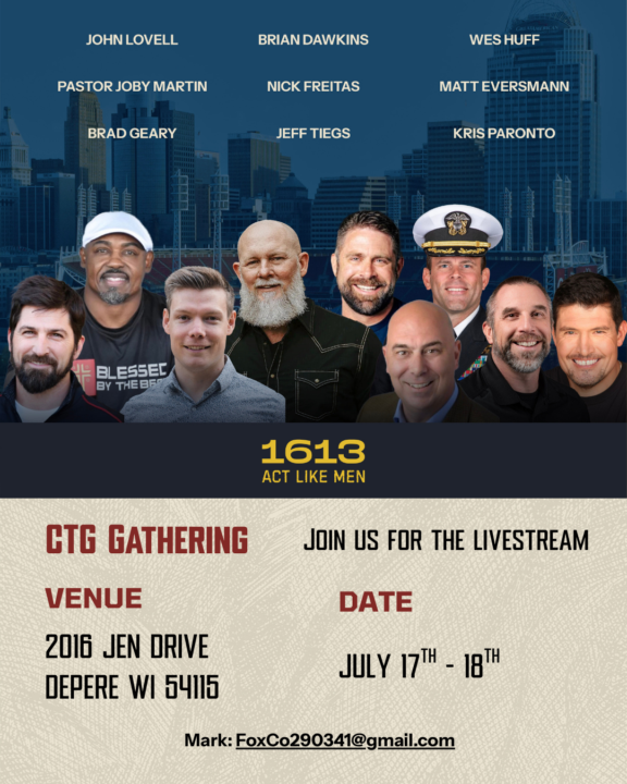 CTG Father's Day Celebration: Bullet's and BBQ and 1613 Men's Conference