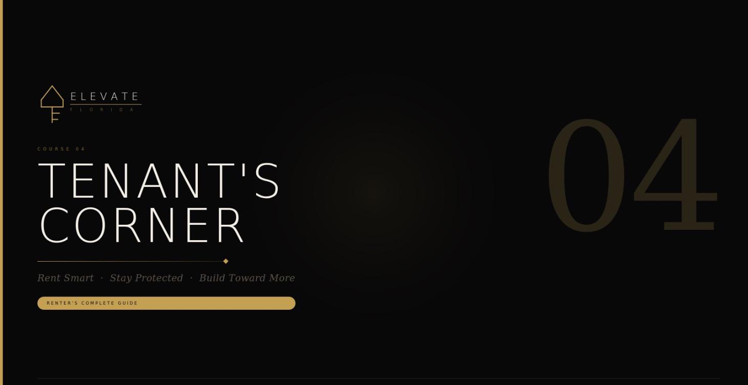 Tenant's Corner