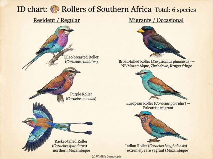Rollers of Southern Africa — A Generic Overview