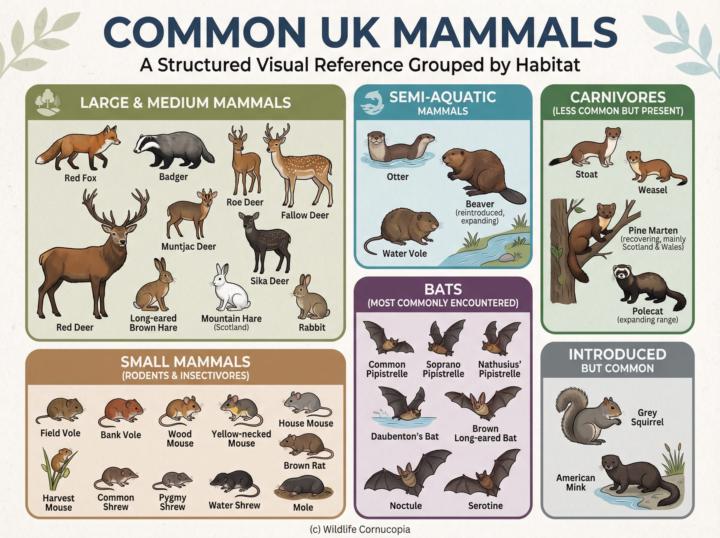 How many of these common UK Animals have you seen?