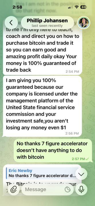 Possible Scam