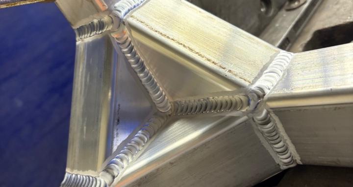 Weld with dime