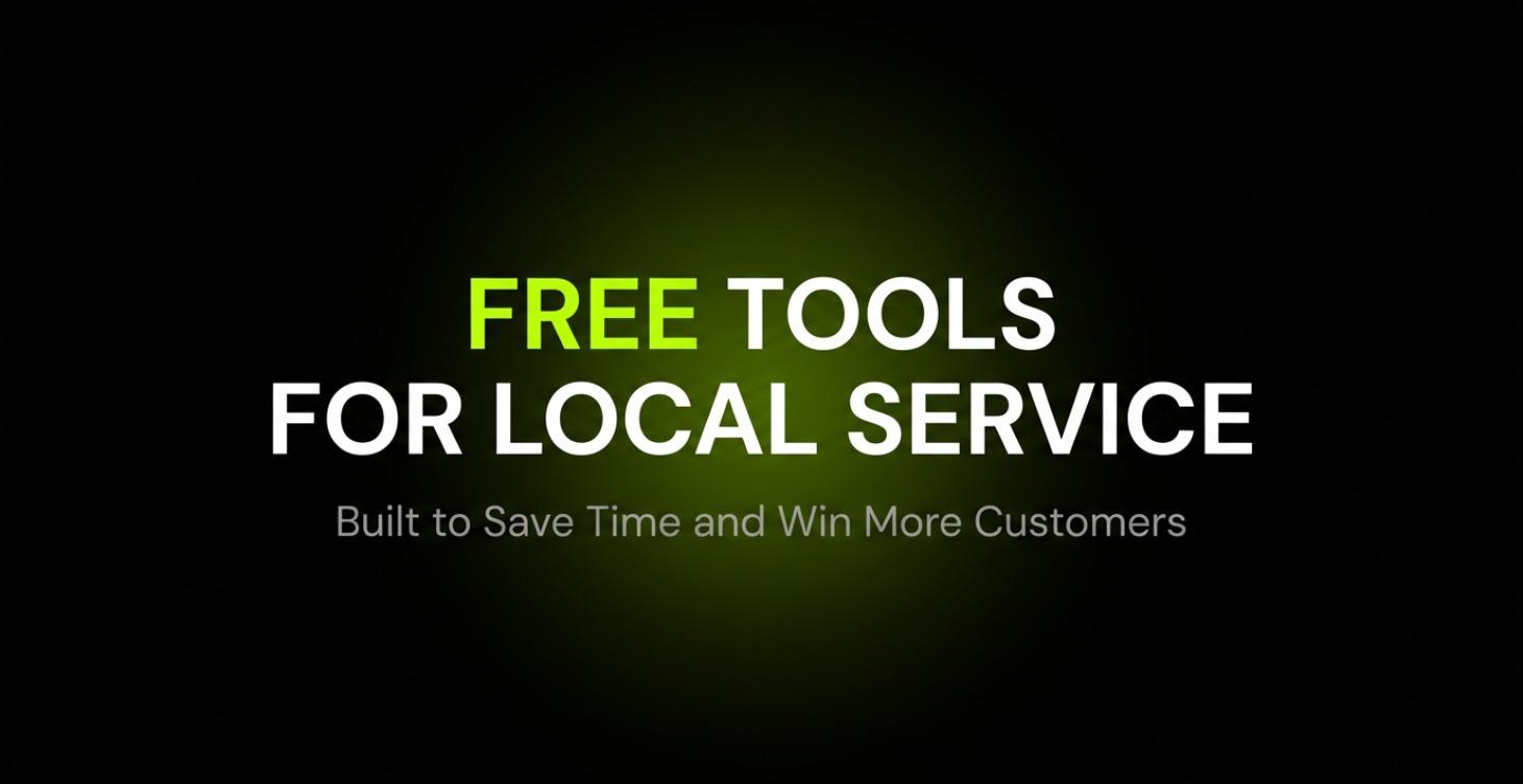 Free Tools for Local Service Business