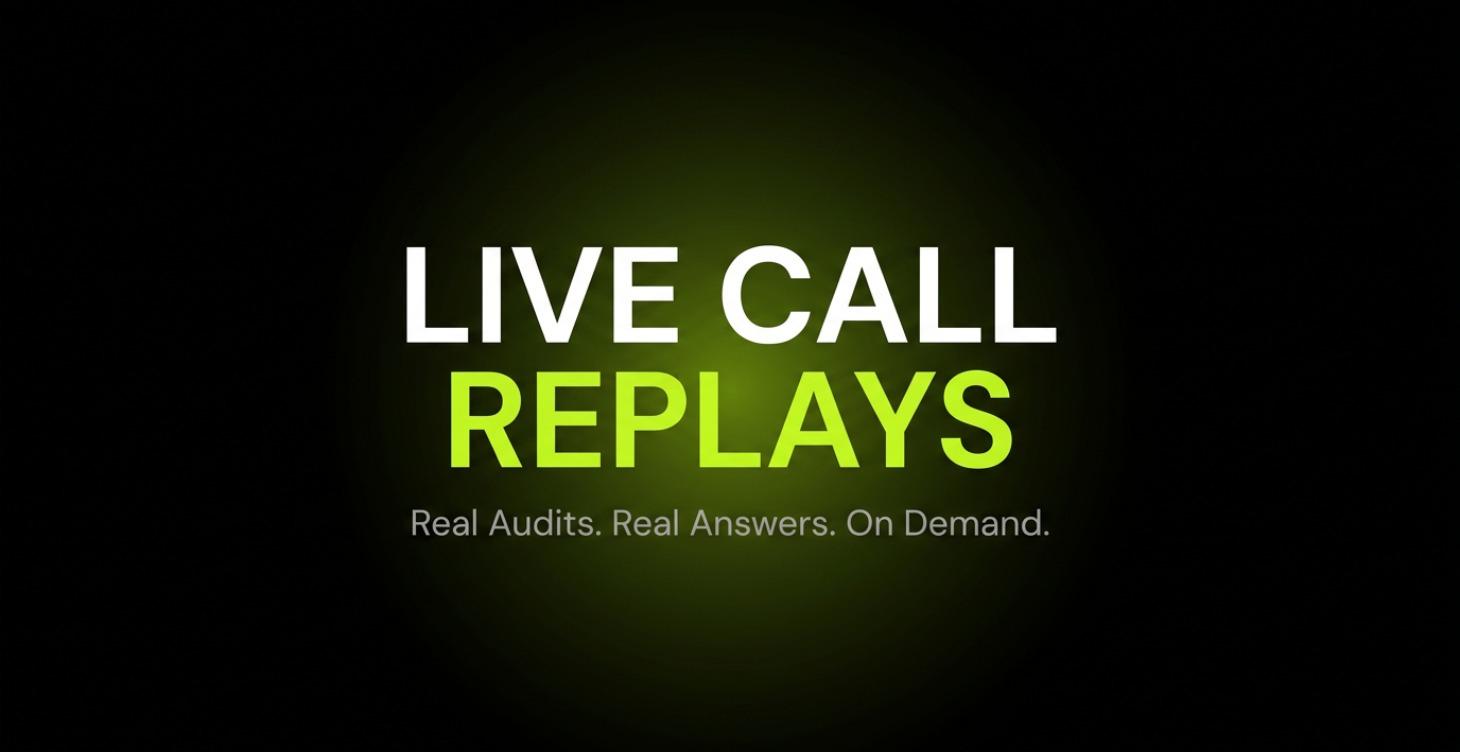 Live Q&A Calls — Replays