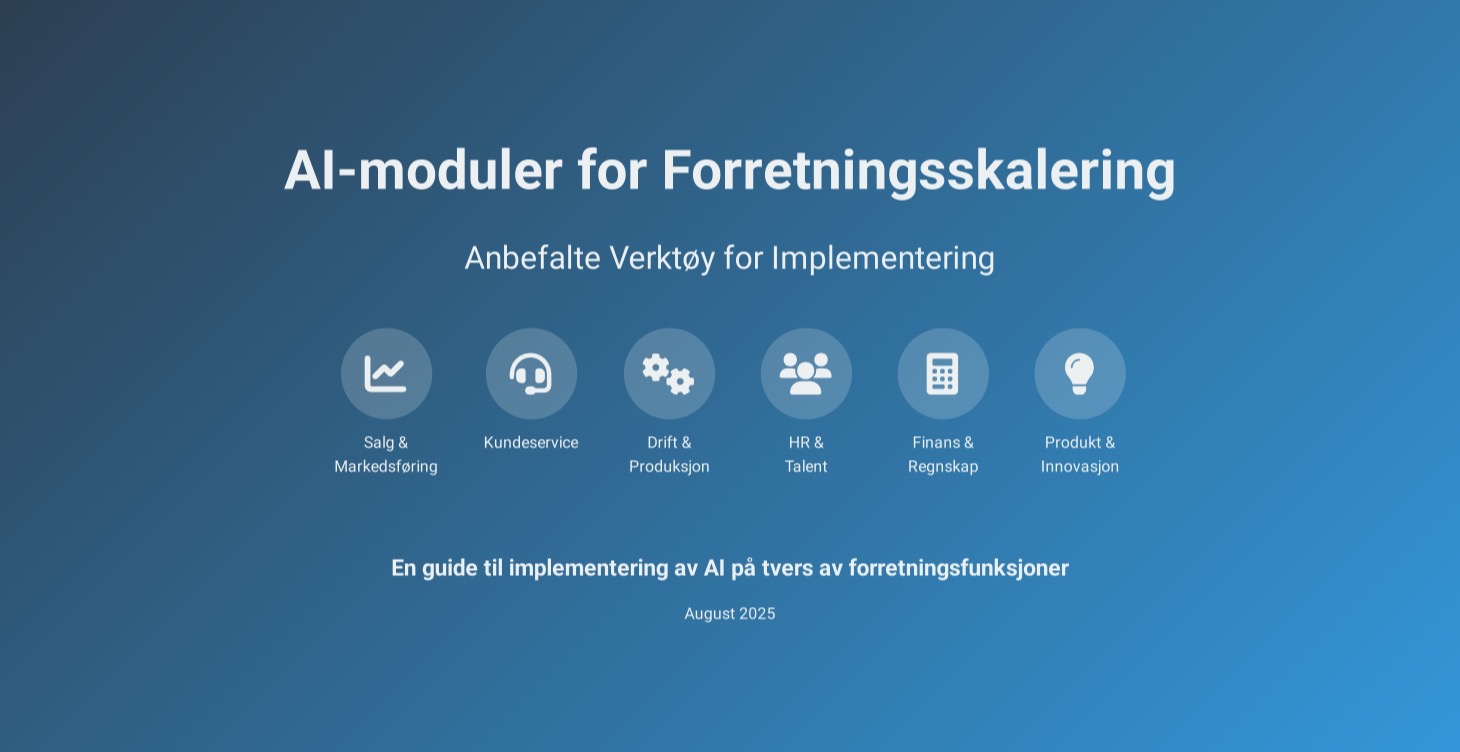 AI- moduler for forretningsskalering