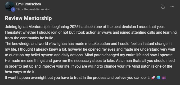 Mind patch