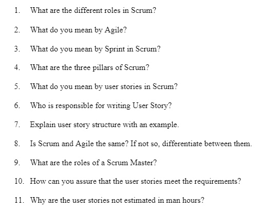 Screening questionnaire 