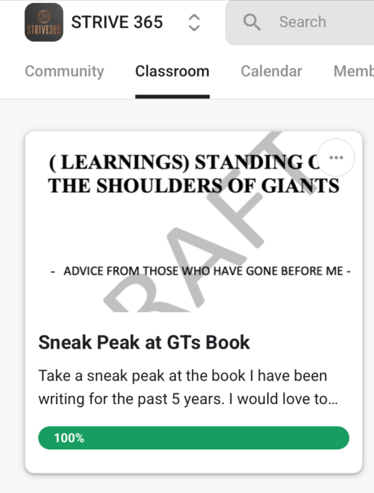 GTs Book - Sneak Peak