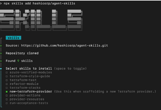 Hashicorp Terraform Agent Skills Just Launched