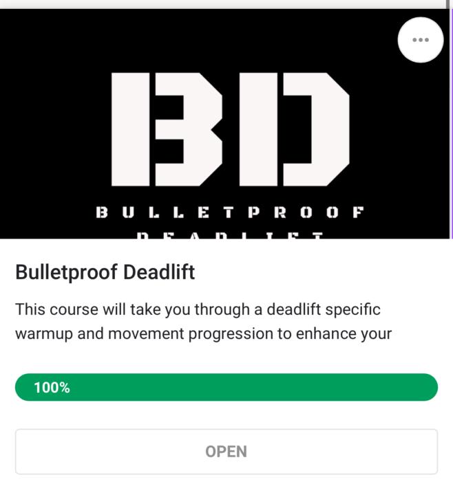 Bulletproof Deadlift