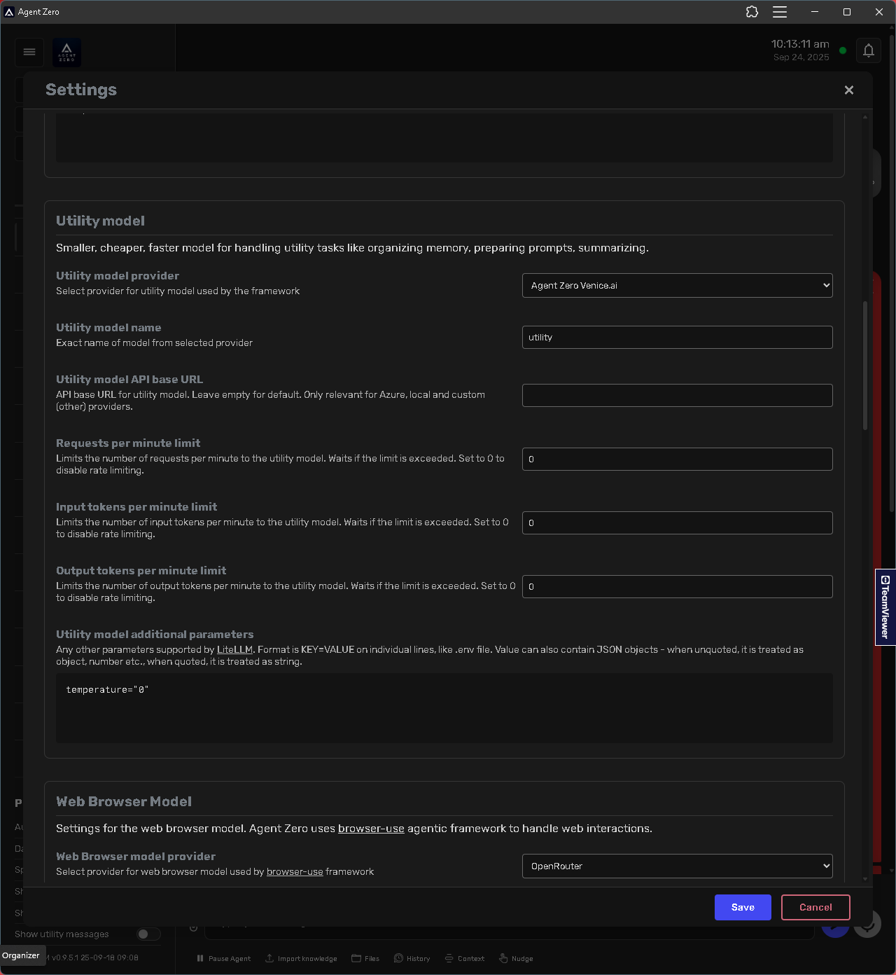 Venice Models. · Agent Zero