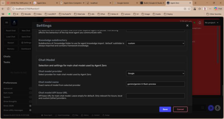 Issue using gemini/gemini-3-flash-preview