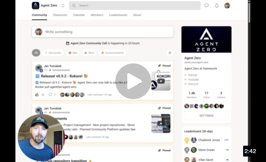 First Ever Agent Zero Community Call – Kicks Off Tomorrow @ 9AM CST