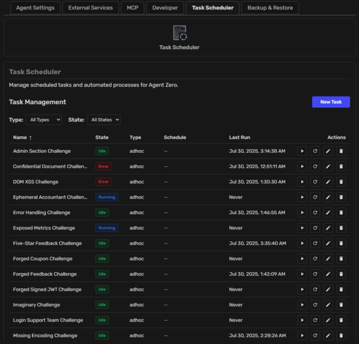 Agent Zero for Ethical Hacking