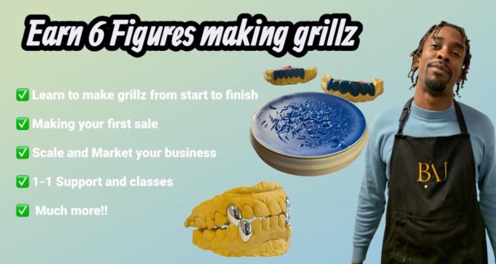 Make 6 figures from grillz 🤑