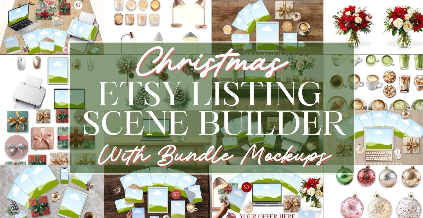 Christmas Etsy Listing Scene Builder
