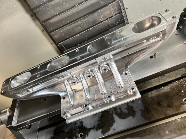 CNC Machined Blower Plenum