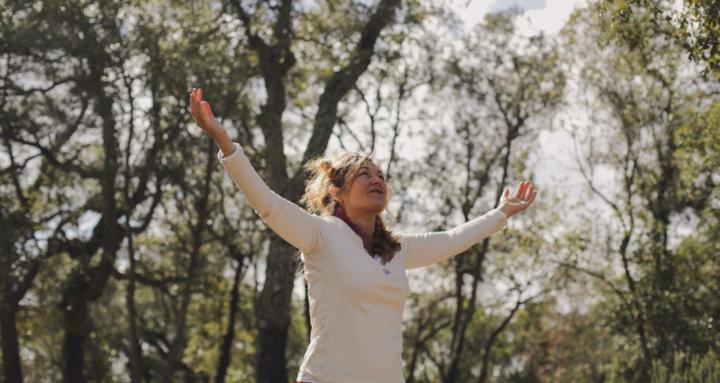 Con María Magdalena