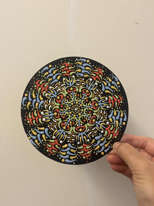 心亂的時候，就去畫一張曼陀羅