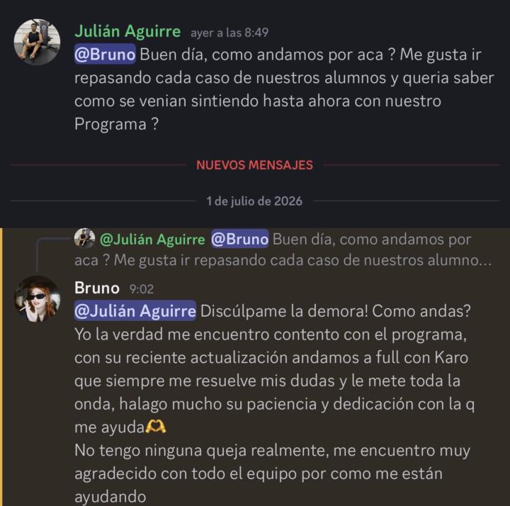 Wins de nuestro programa 
