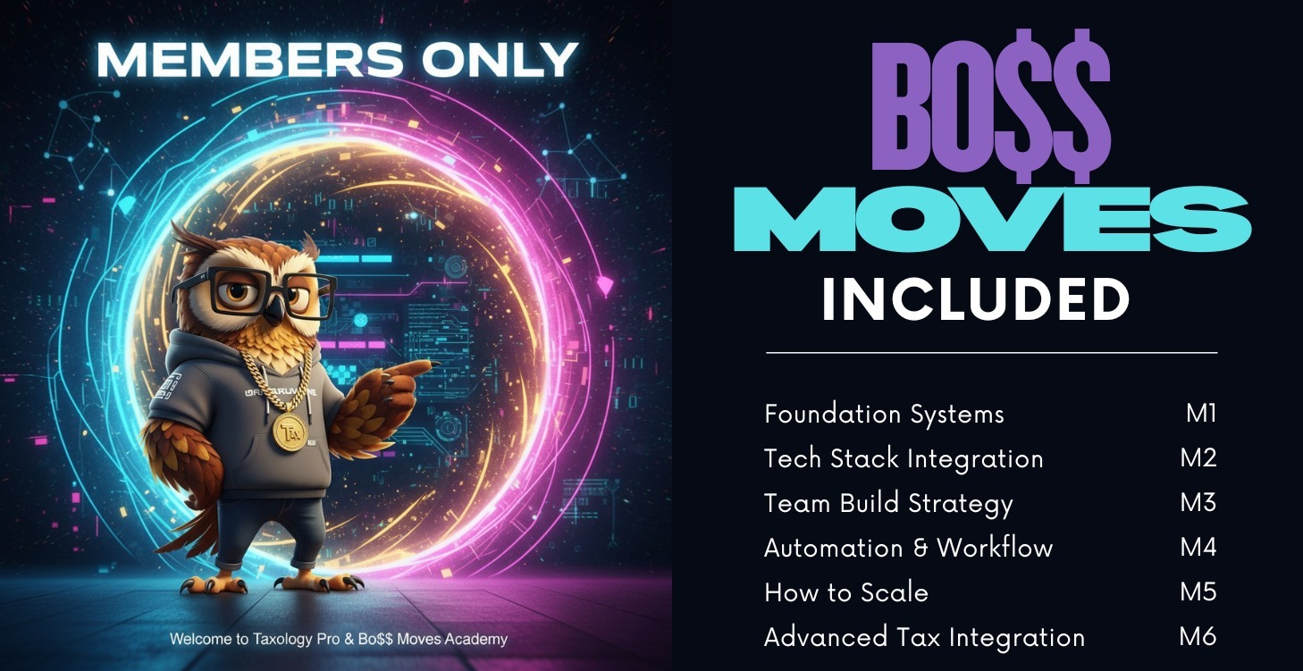 BO$$ Moves Tax Program | Systems
