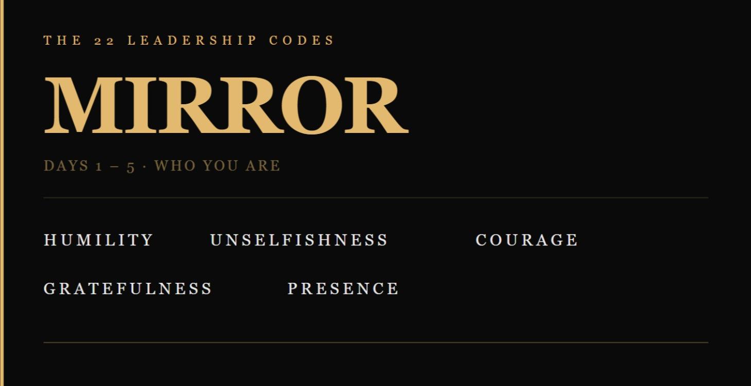 The Mirror: Codes 1-5