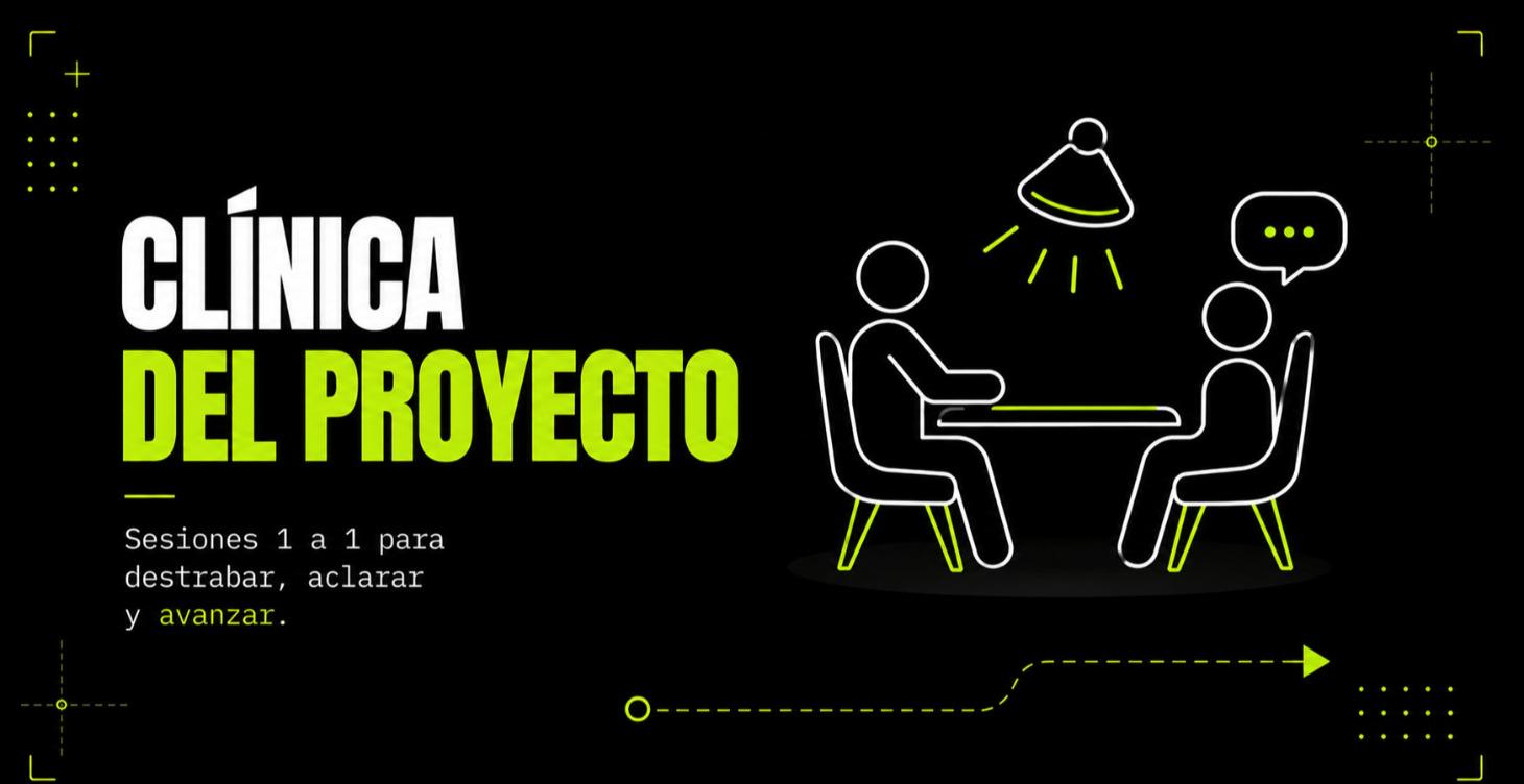 Clínica de Proyecto (1 a 1)