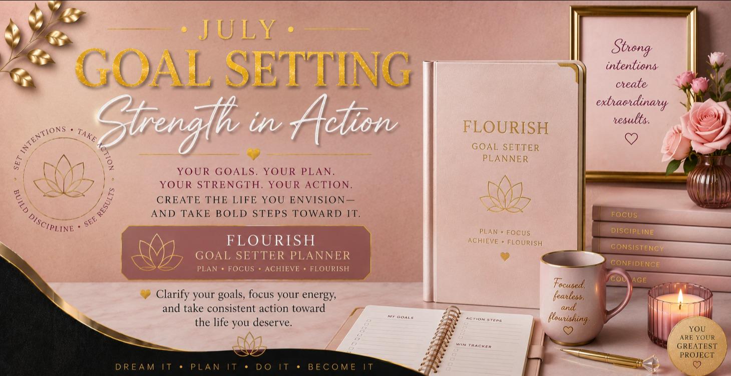 July: Flourish Goal Setter Planner