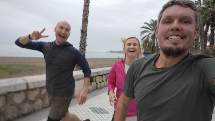 Not even the rain stopped us!