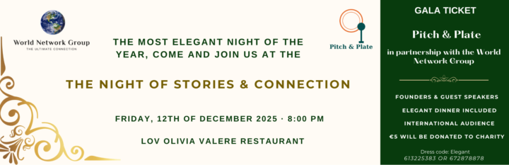 Pitch & Plate- The Night of Stories and Connections
