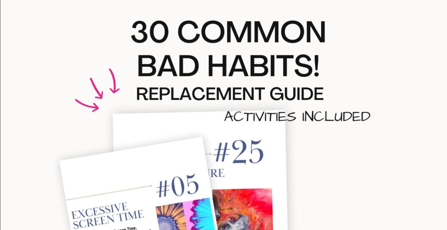 30 Common Bad Habits Workbook