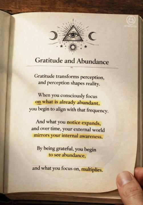 Gratitude and Abundance 