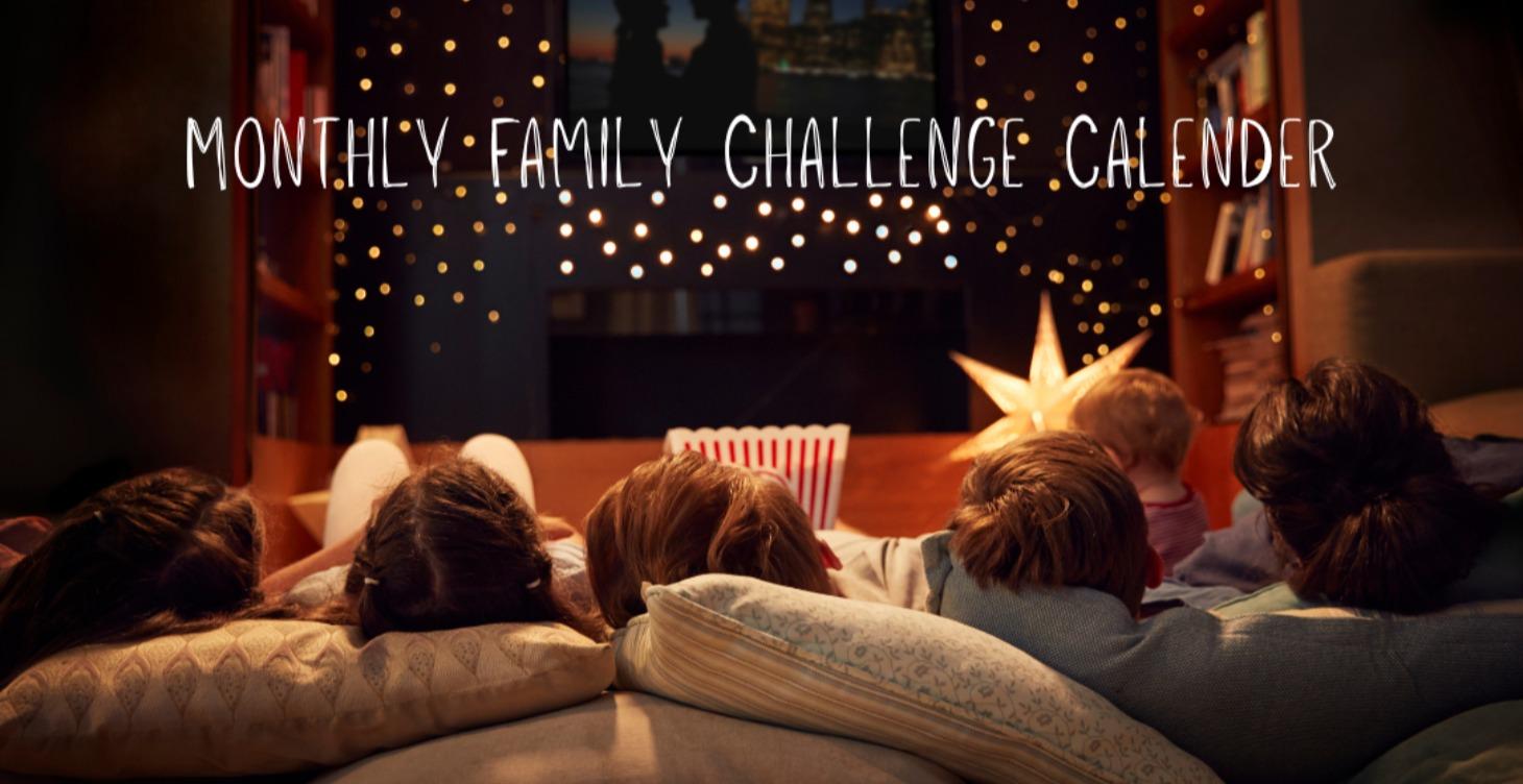Monthly Challenge Calender