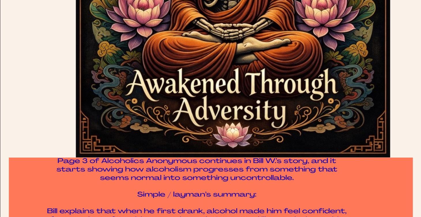 Awakened through adversity