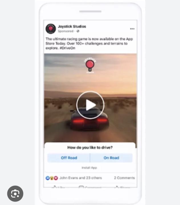 Polls in Facebook Ads?