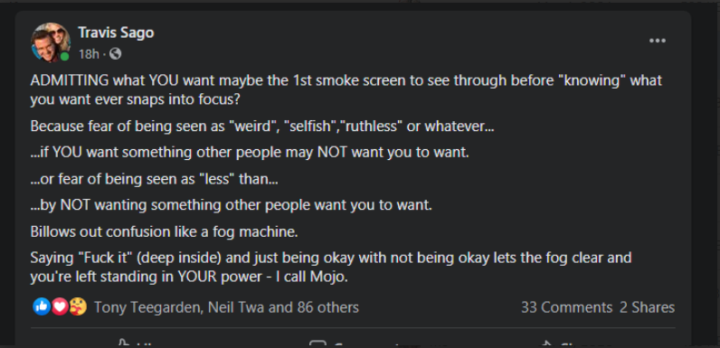 What do you want ? - Admit it. 