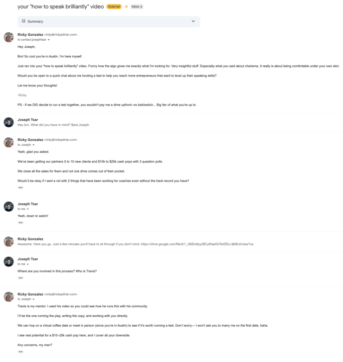 Poll Tap Partner Wrangling (feedback pls)