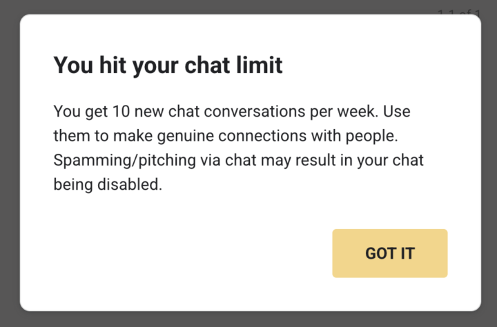 Chat Limit?