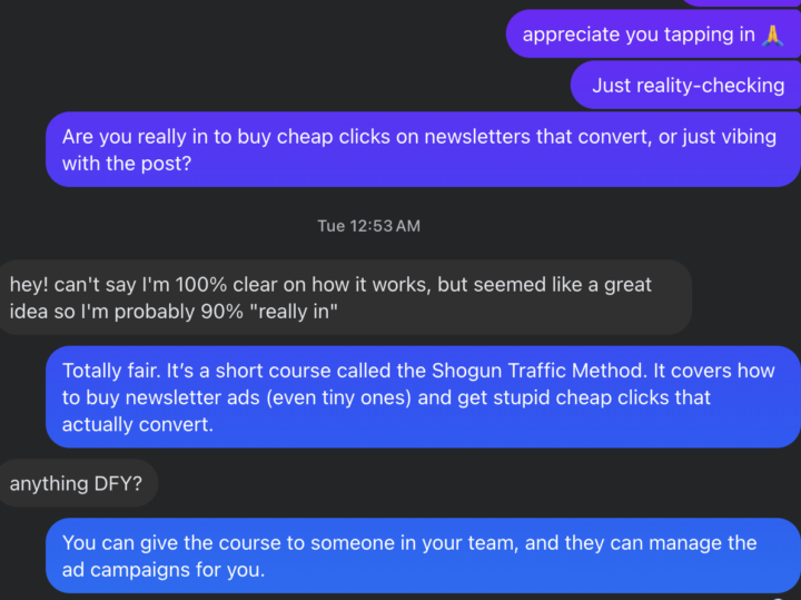 DFY Shogun Traffic Method?