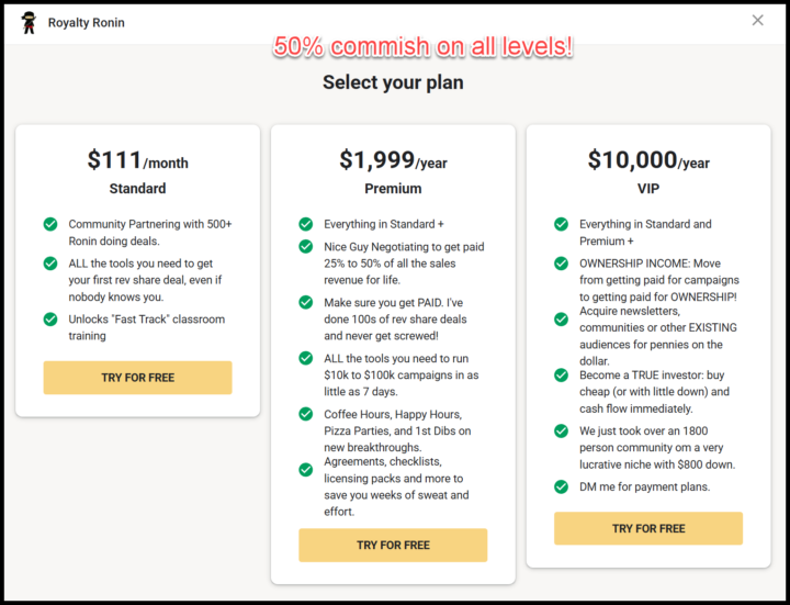 NEW: Bank up to $1k - $5,000 commish
