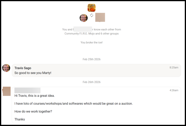 Waking up to partners reaching out to me