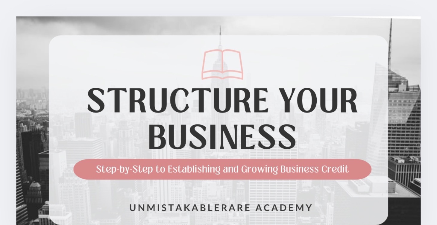Structure Your Business